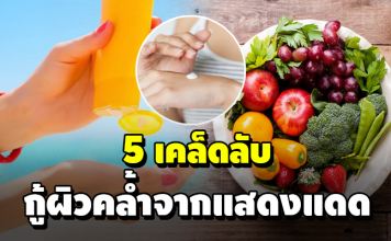 5 เคล็ดลับ กู้ผิวคล้ำจากแสดงแดด ทำให้ผิวกลับมามีออร่า ขาวใส อีกครั้ง