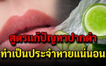 สูตรแก้ปัญหาปากดำ ทำเป็นประจำ ริมฝีปากอมชมพูสดใสอย่างเห็นได้ชัด